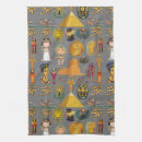 Zoek naar symbolen keuken handdoeken Patroon