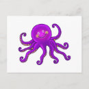 Zoek naar octopus cartoon briefkaarten Natuur