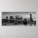 Zoek naar manhattan skyline posters Brooklyn bridge