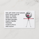 Zoek naar golfbal visitekaartjes Golfspel