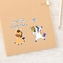 Zoek naar grappig paard stickers Eenhoorn