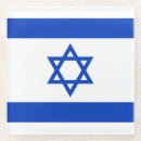 Zoek naar israël onderzetters Vlag van israël
