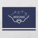Zoek naar bruidsmeisje kaarten Marineblauw