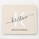 Zoek naar uw naam muismatten Modern