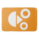 Zoek naar gezicht badmatten Oranje