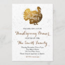 Zoek naar thanksgiving menu uitnodigingen Kalkoen