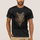 Zoek naar zwarte wolf tshirts Spiritueel dier