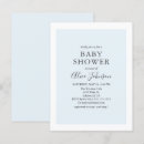 Zoek naar lichtblauw babyshower uitnodigingen Eenvoudig
