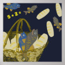 Zoek naar twee vissen posters Jesus