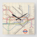 Zoek naar london map klokken De ondergrondse