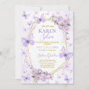 Zoek naar paarse vlinder uitnodigingen Quinceanera