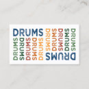 Zoek naar drum visitekaartjes Band
