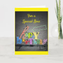 Zoek naar werkgever verjaardagskaarten Baas