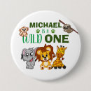 Zoek naar wilde dieren buttons Ieder kind