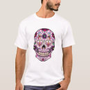 Zoek naar suiker schedel tshirts Retro