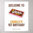 Zoek naar willy wonka Verjaardag van de jongen