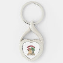 Zoek naar grappige kerstmis sleutelhangers Santa