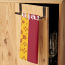 Zoek naar rode streep keuken handdoeken Geel