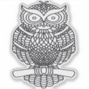 Zoek naar uil tekening stickers Elk persoon