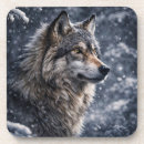 Zoek naar wolf onderzetters Bos