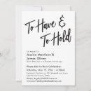 Zoek naar moderne huwelijksaankondiging uitnodigingen Typografie