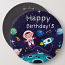 Zoek naar astronauten buttons Raket