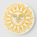 Zoek naar zon gezicht klokken Oranje
