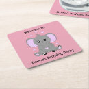 Zoek naar olifanten onderzetters Voor kinderen