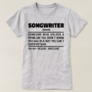 Zoek naar songwriter tshirts Zongschrijver