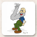 Zoek naar baard onderzetters Cartoon