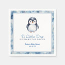 Zoek naar de van het baby van de pinguin servetten Baby jongetje