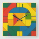 Zoek naar symmetrie klokken Ontwerp