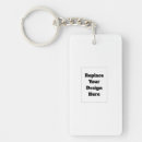 Zoek naar lege sleutelhangers Lege personaliseerbare feest sjabloon
