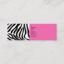 Zoek naar zebra mini visitekaartjes Strepen