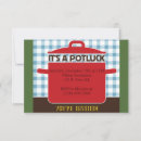 Zoek naar potluck party uitnodigingen Feestdag