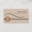 Zoek naar muziekinstructeur visitekaartjes Gitaar
