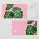 Zoek naar monstera visitekaartjes Minimalistisch