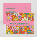Zoek naar ons nieuw adres briefkaarten Bewegend