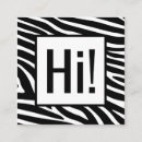 Zoek naar zebra visitekaartjes Vaag