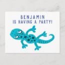 Zoek naar hagedis uitnodigingen Jongen