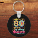 Zoek naar 80 jaar oud sleutelhangers Elk persoon