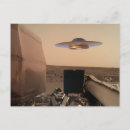 Zoek naar aliens briefkaarten Ruimtevaartuig