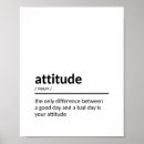 Zoek naar attitude quote posters Inspirerend