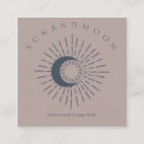 Zoek naar zonnen visitekaartjes Maan