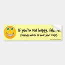 Zoek naar gelukkige bumperstickers Grappig