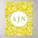 Zoek naar bloemenpatroon posters Kleurrijk