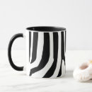 Zoek naar zebra print mokken Zwart wit