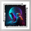 Zoek naar ruimte hond posters Astronaut