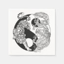 Zoek naar boeddhisme servetten Yin yang