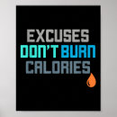 Zoek naar calorieën posters Uitvoerbaarheid